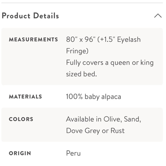 🆕The Citizenry LA CALLE ALPACA BED BLANKET Dove Grey Diamond Throw - Picture 9 of 9